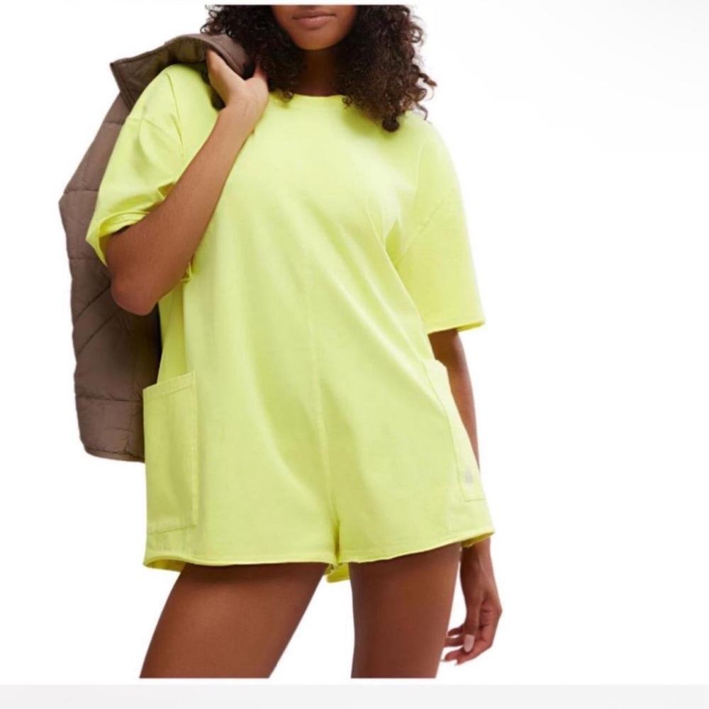 Free People Hot Shot Tee Romper